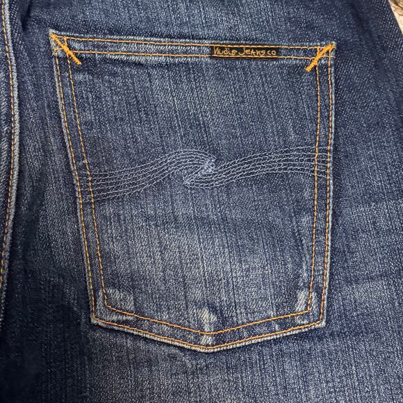 Nudie Jeans Mens Steady Eddie Jeans Size 30x31 Fade - Picture 4 of 9